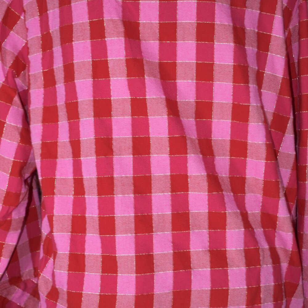 Victorias Secret XL Pajama Set Sleep Cotton Flannel Long Sleeve Plaid - Picture 7 of 12